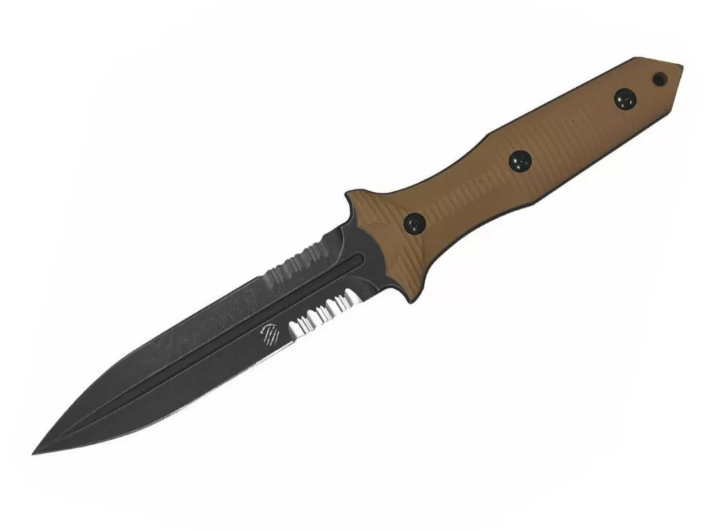 Bastinelli Knives Grozo Coyote Serrated> Tactical Knives