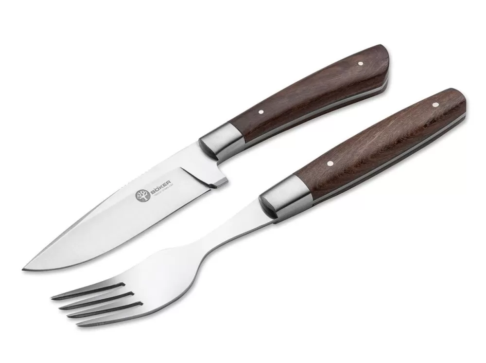 Böker Arbolito Guyacan Steak Cutlery> Steak Cutlery