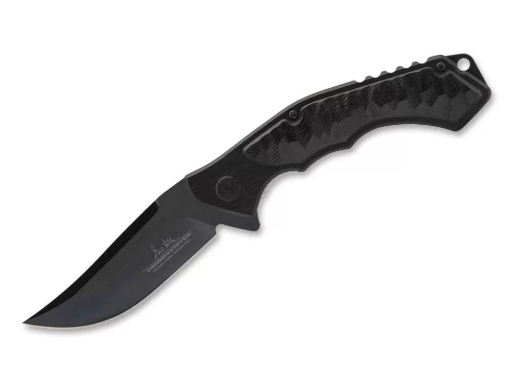 Hot United Cutlery Hibben Black Whirlwind Pocket Knife