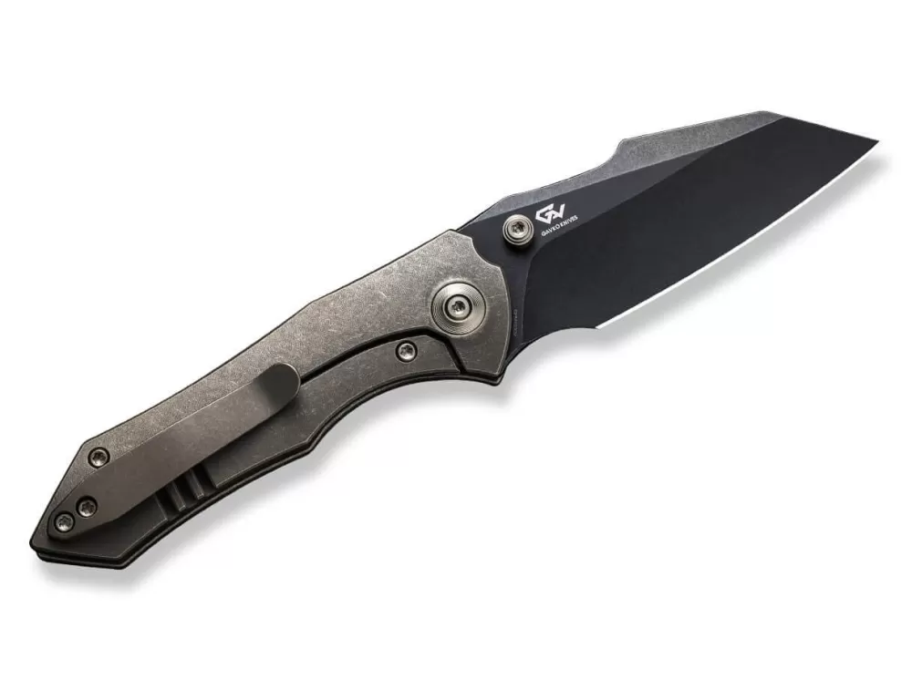 Cheap WE Knife High-Fin Titanium Bronze