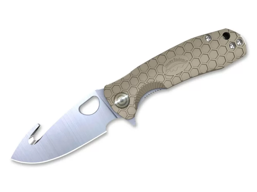 New Honey Badger Hook Large Tan