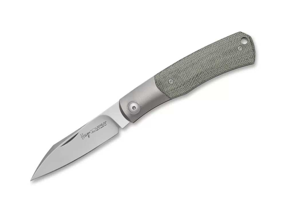 Discount Viper Hug Titanium Micarta Green