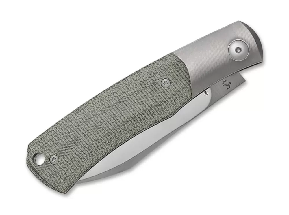 Discount Viper Hug Titanium Micarta Green