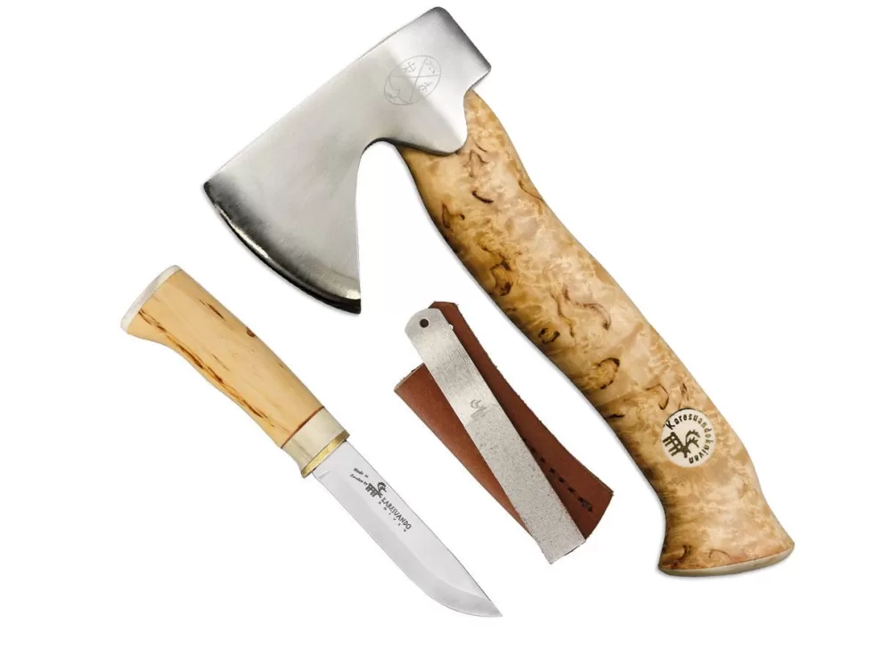 Karesuando Hunting Set Curly Birch> Axes