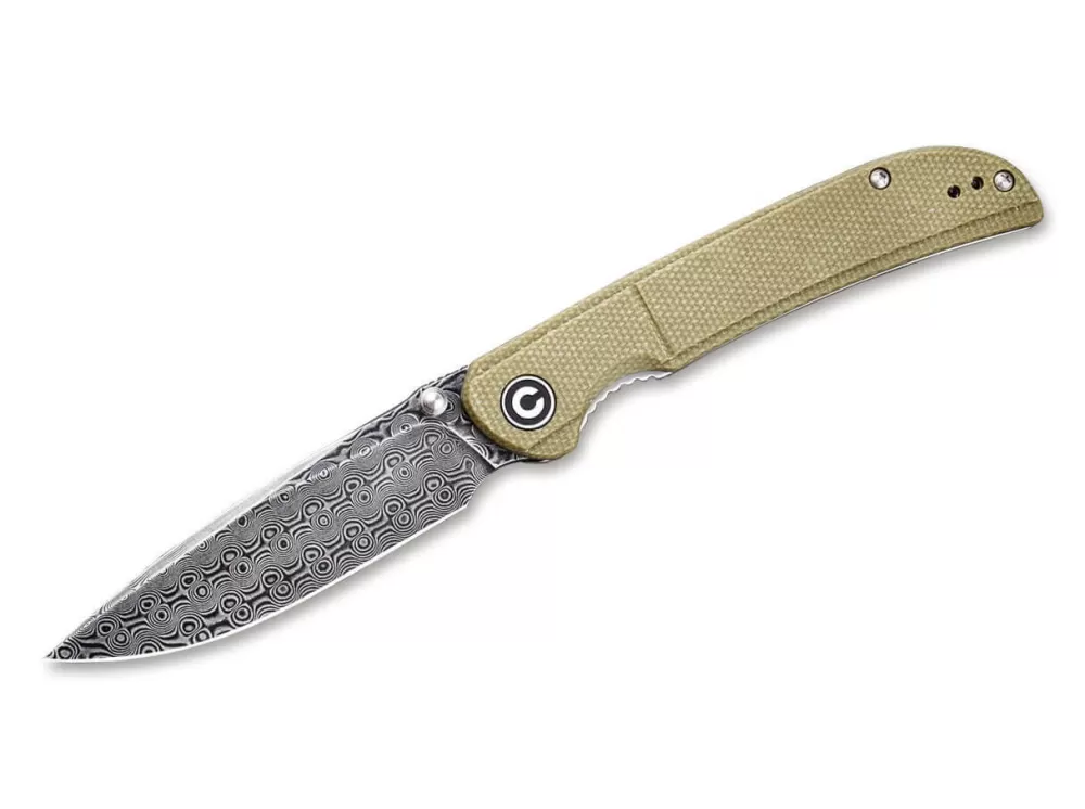 Best CIVIVI Imperium Damascus Micarta Olive