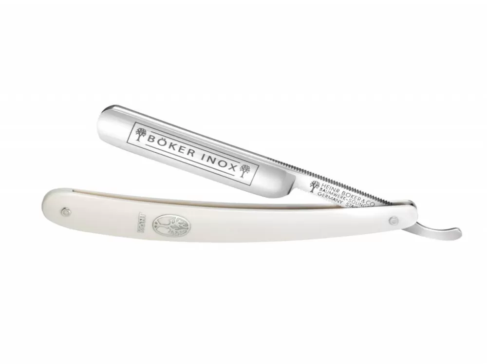 Böker Manufaktur Solingen Inox White> 4/8" Straight Razors