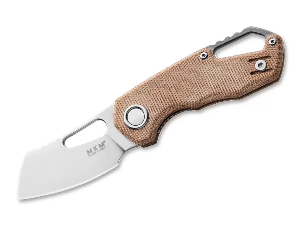 Shop MKM Isonzo M390 Cleaver Micarta Natural