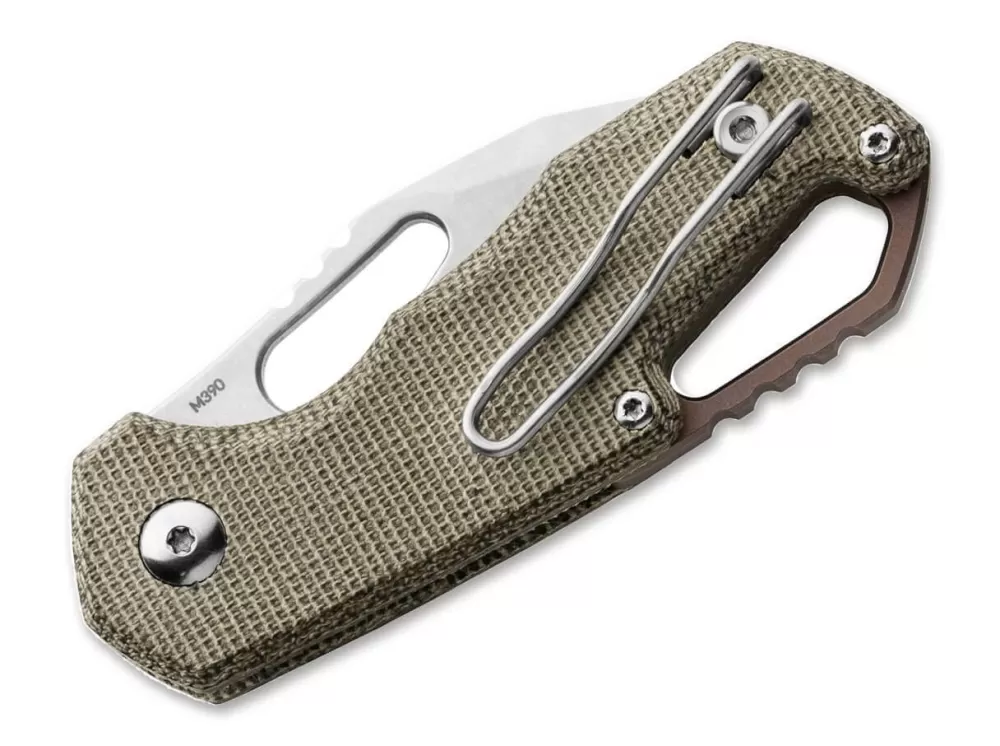 New MKM Isonzo M390 Clippoint Micarta Green