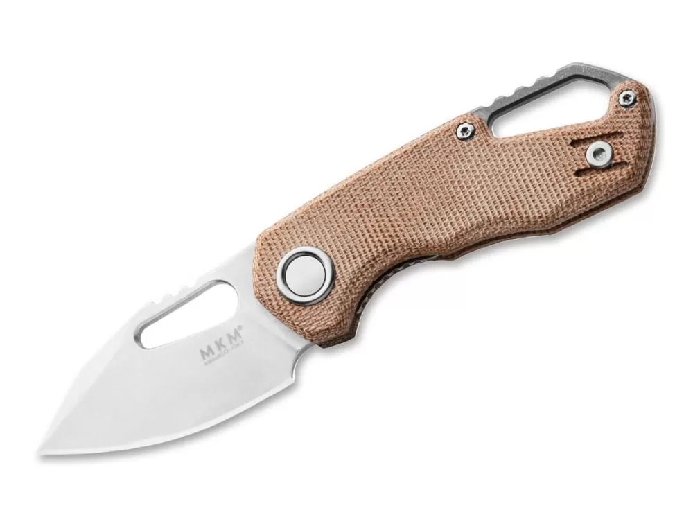 Cheap MKM Isonzo M390 Clippoint Micarta Natural