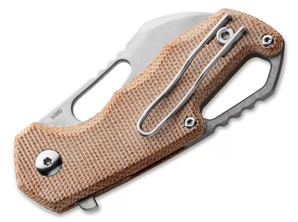 Store MKM Isonzo M390 Hawkbill Micarta Natural