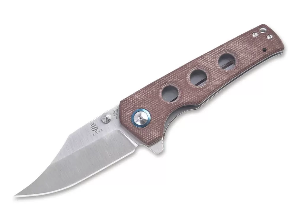 Hot Kizer Junges Micarta Brown