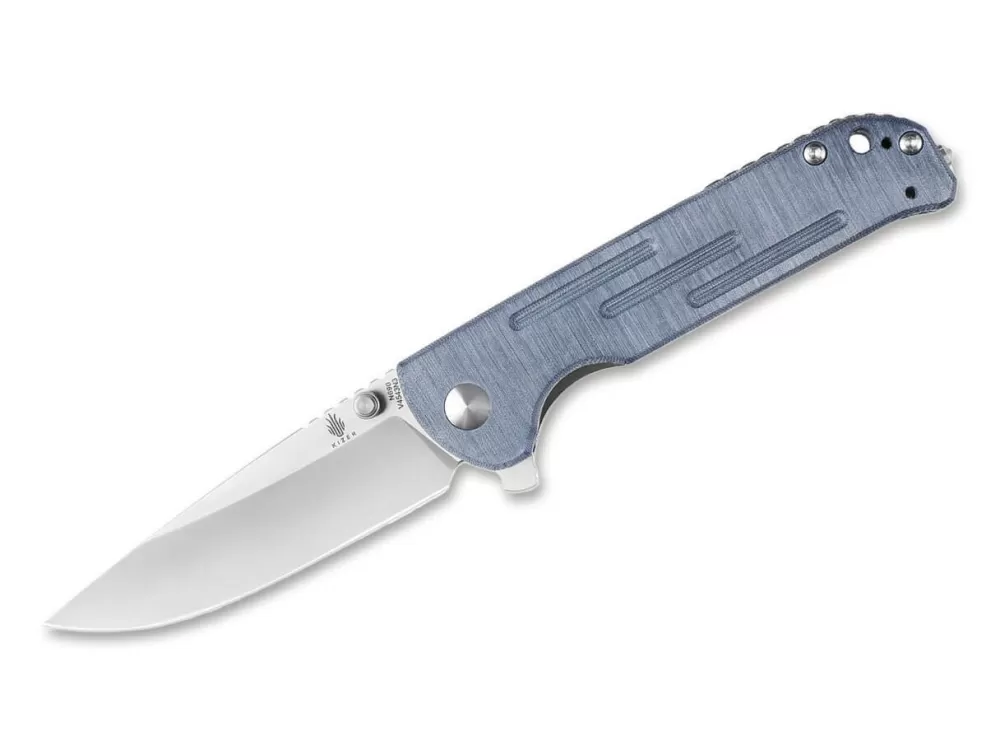 Sale Kizer Justice Micarta Blue