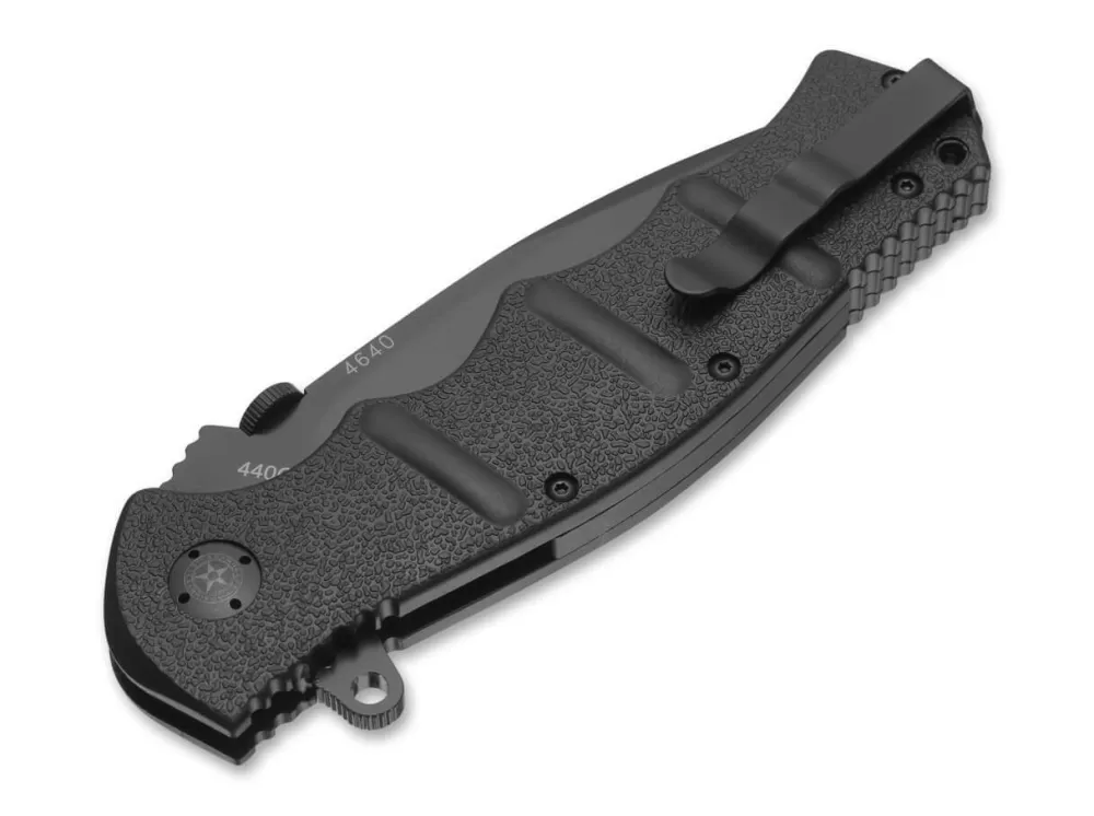 Best Böker Plus Kal-101 Black Serrated