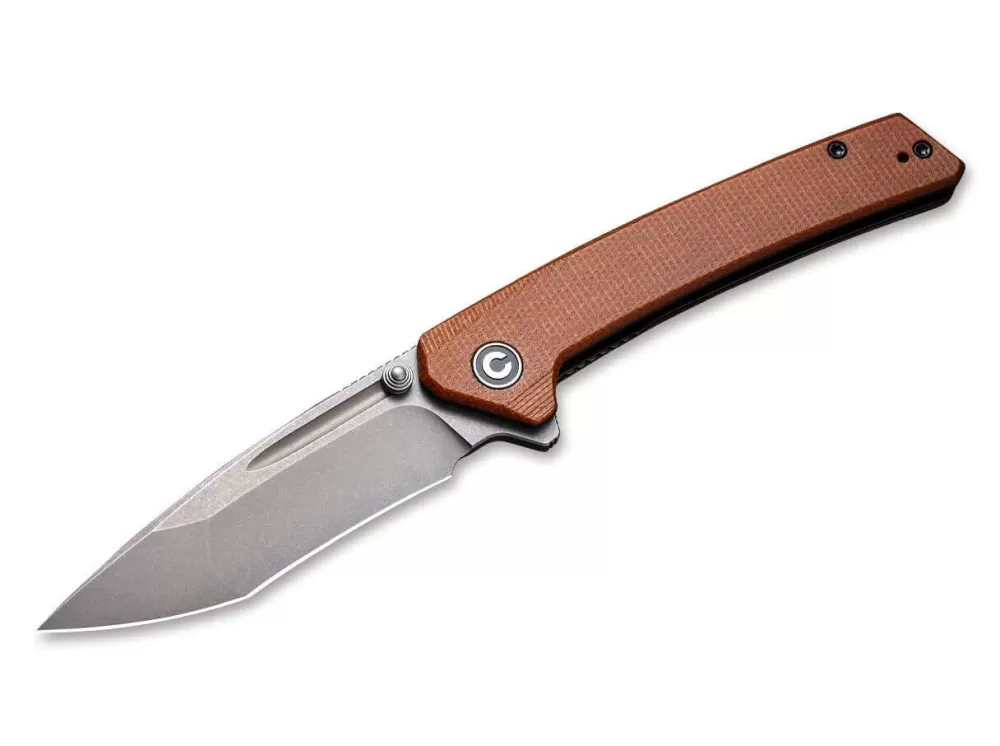 Cheap CIVIVI Keen Nadder Micarta Brown