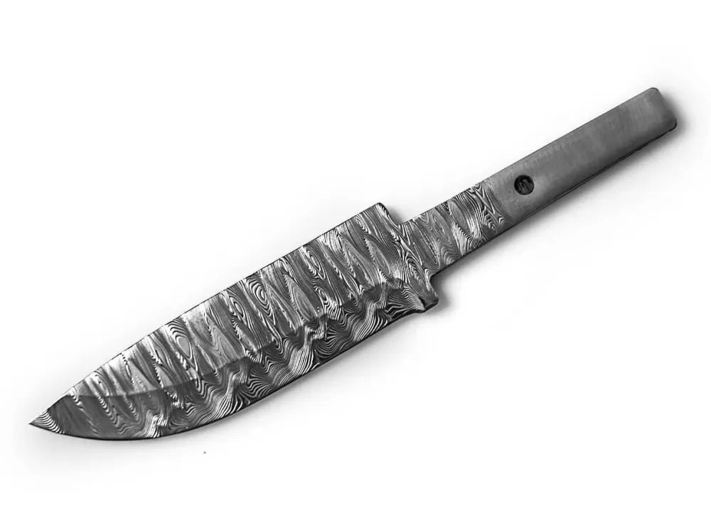 Karesuando Klingenrohling Damasteel Norrsken> Outdoor Knives