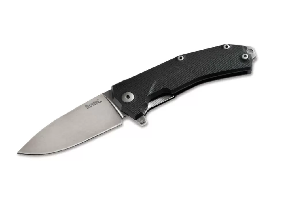 Clearance LionSteel Kur Black G10