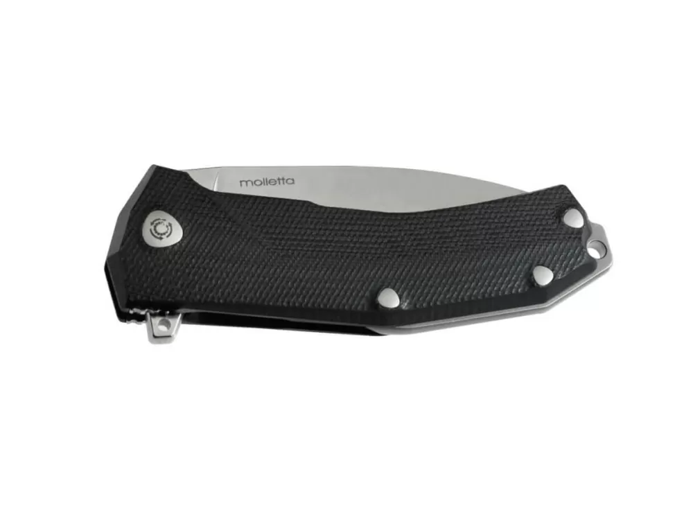 Clearance LionSteel Kur Black G10