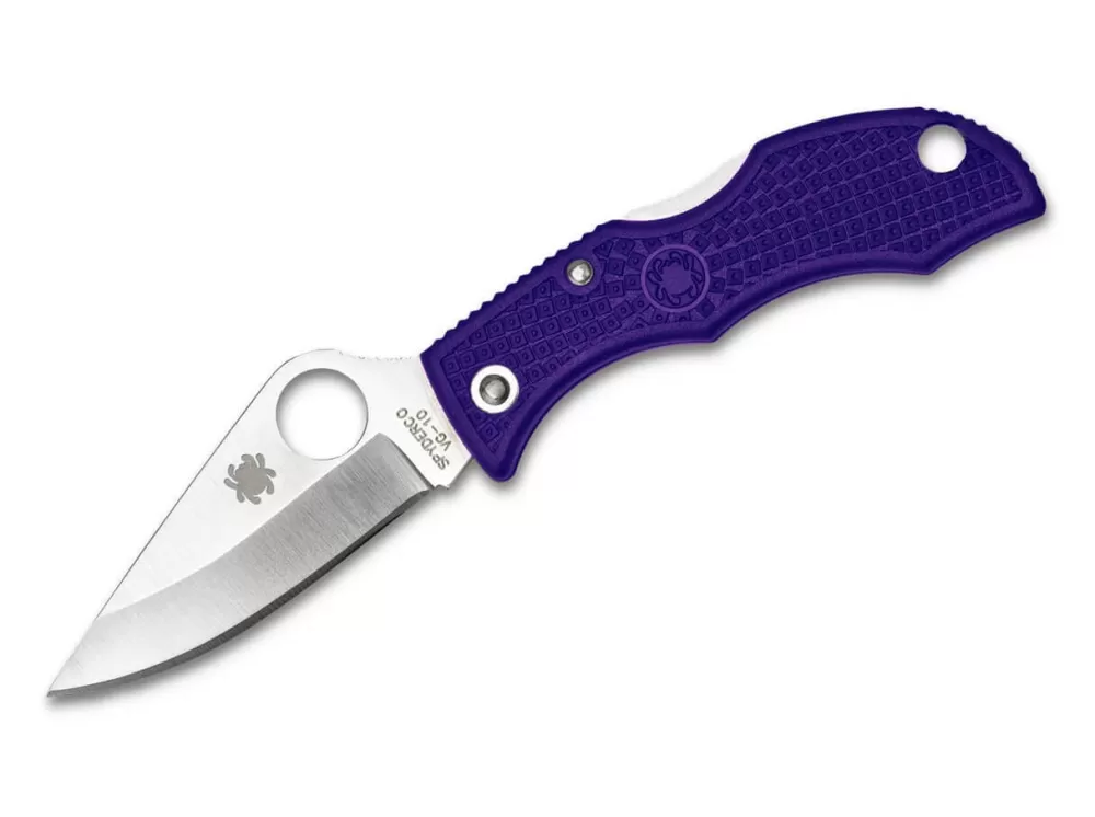 Outlet Spyderco Ladybug 3 Purple