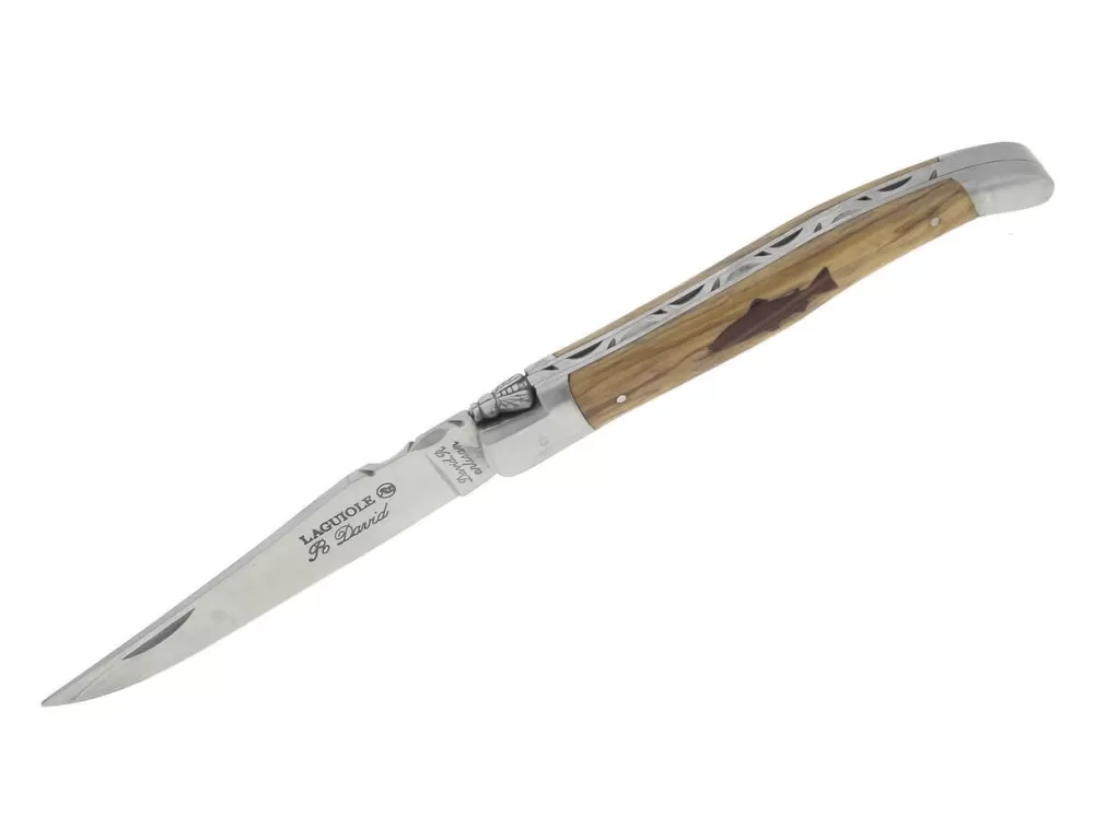 Robert David Laguiole Salmon Olive Wood> Laguiole Knives