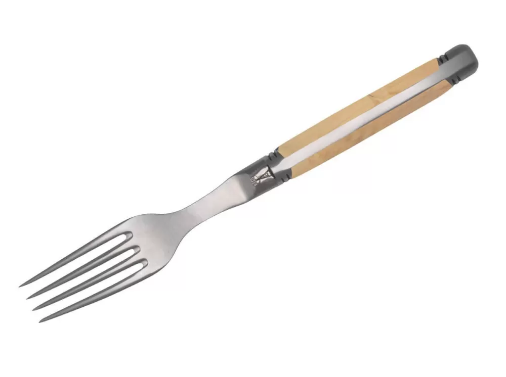 Goyon-Chazeau Laguiole Steak Fork Boxwood> Steak Cutlery