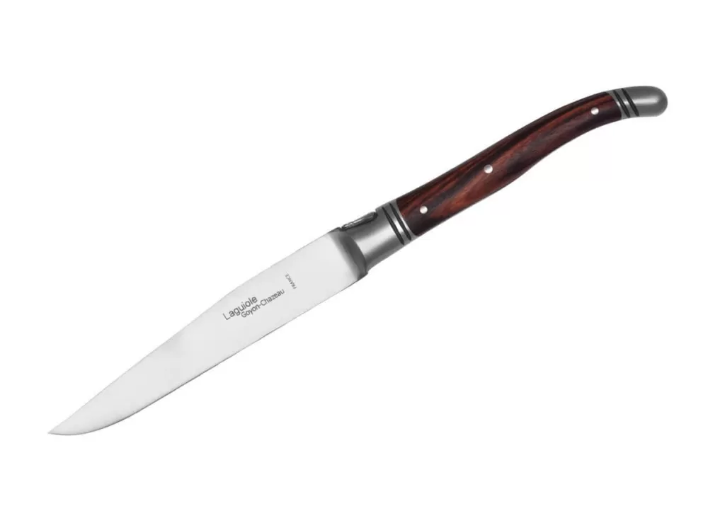 Goyon-Chazeau Laguiole Steak Knife Kingwood> Steak Cutlery