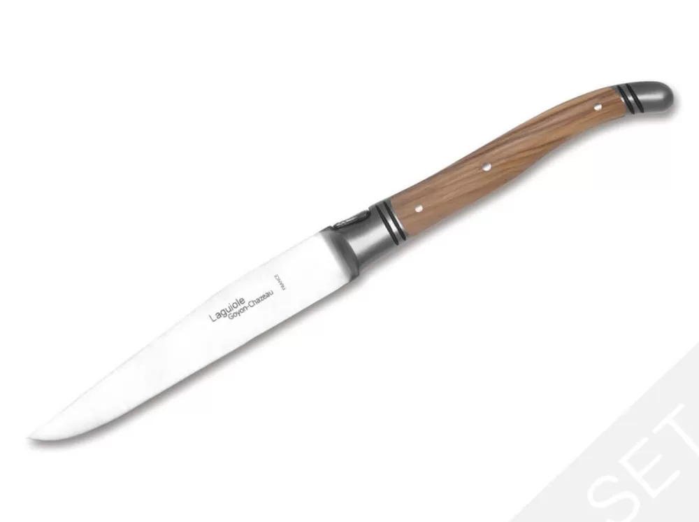 Goyon-Chazeau Laguiole Steak Knife Set Wood Variation> Laguiole Knives