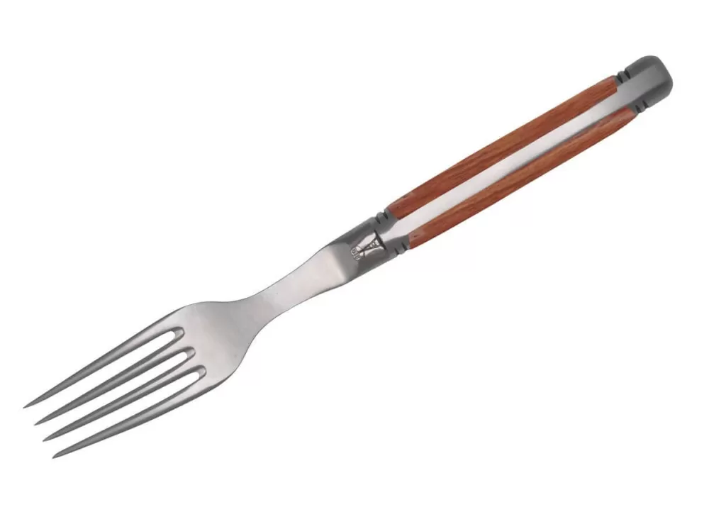 Goyon-Chazeau Laguiole Steakgabel Rosenholz> Steak Cutlery