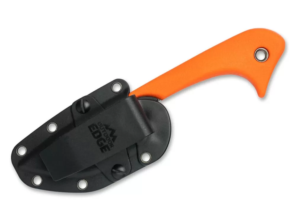 Outdoor Edge Le Duck Orange Clam> Neck Knives