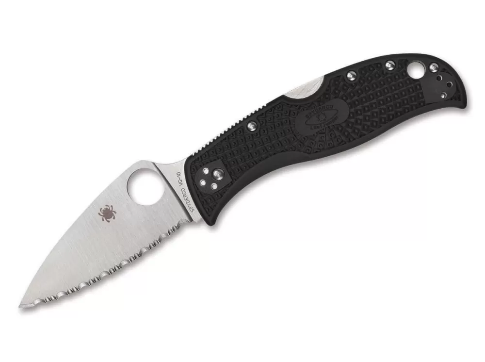 Flash Sale Spyderco Leafjumper Frn Black Spyderedge