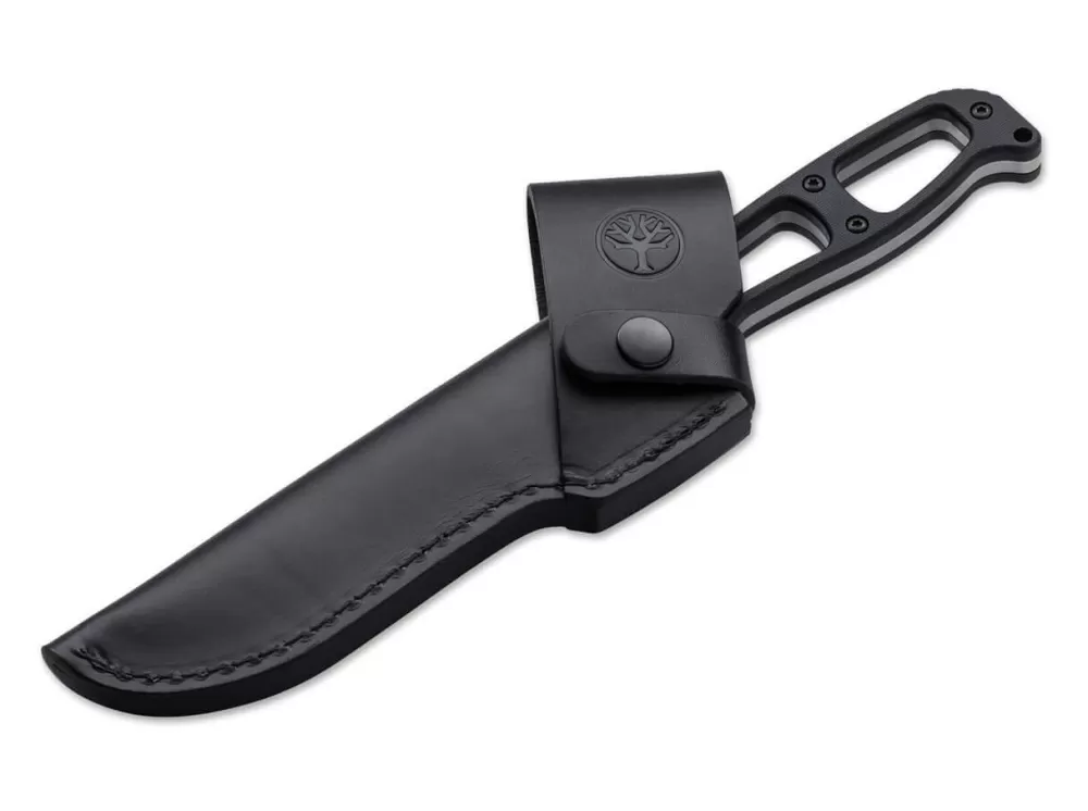 Böker Manufaktur Solingen Leather Sheath G.E.K. Black> Pouches & Sheaths