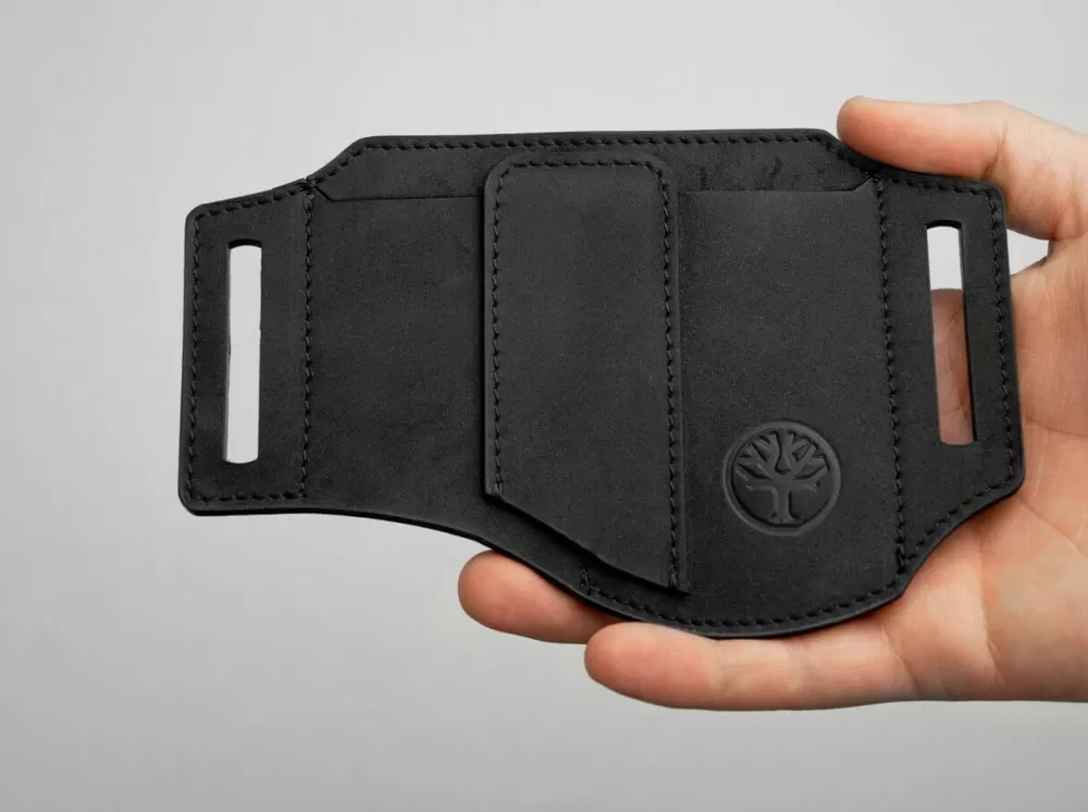 Böker Manufaktur Solingen Lederholster Ed-Three Schwarz> Pouches & Sheaths