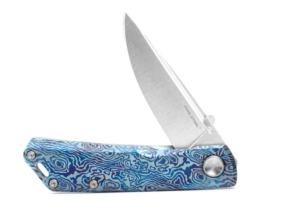 Sale Real Steel Luna Boost Tc Blue Swirl