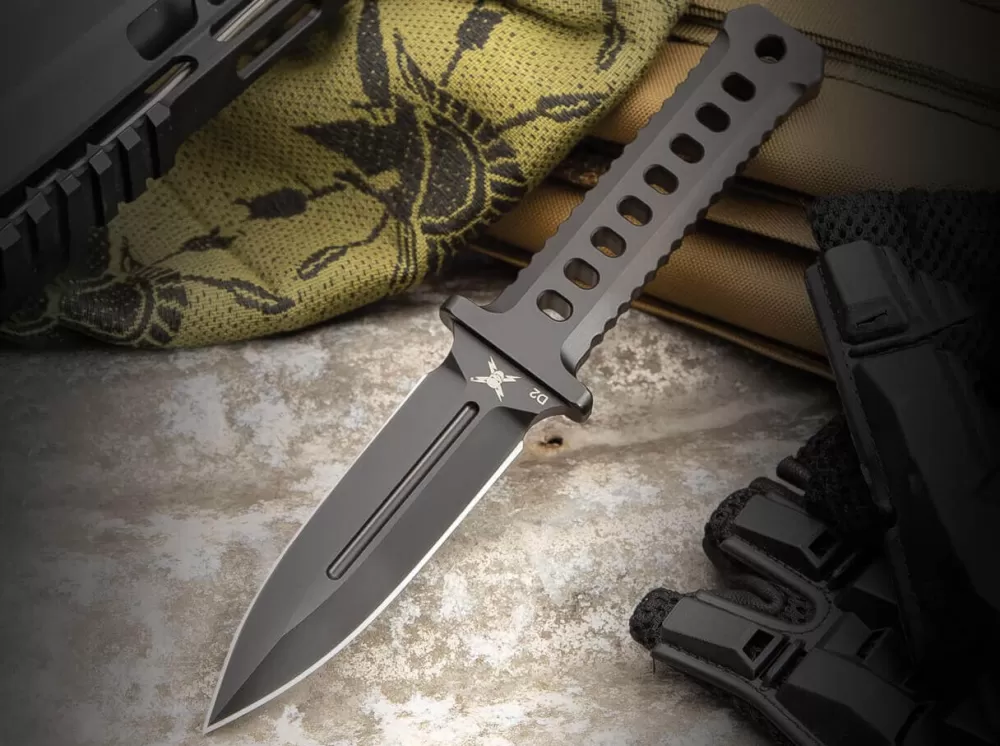 United Cutlery M48 Ops Combat Dagger Black> Tactical Knives