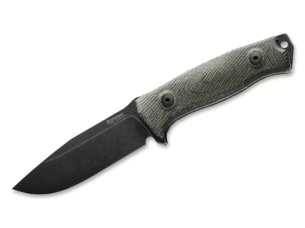 LionSteel M5 Canvas Black> Outdoor Knives