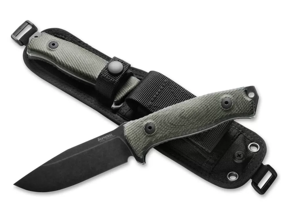 LionSteel M5 Canvas Black> Outdoor Knives