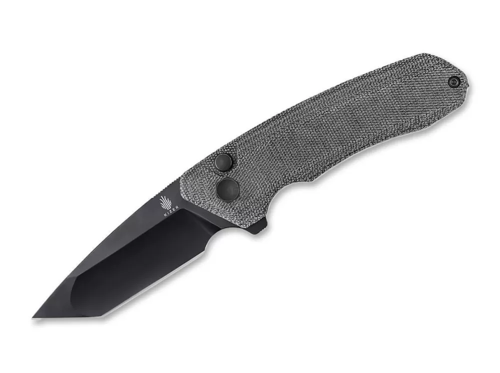 Store Kizer Mad Tanto Micarta Black