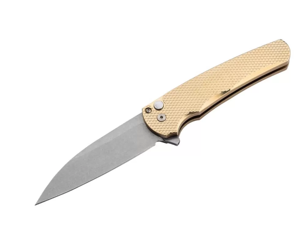 Cheap Pro-Tech Malibu Wharncliffe Anodized Bronze