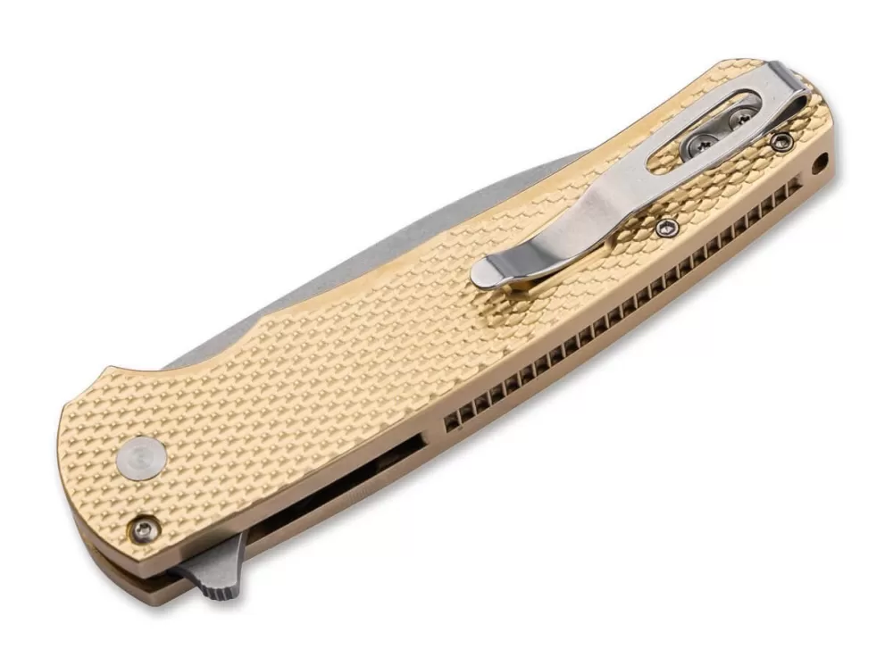 Cheap Pro-Tech Malibu Wharncliffe Anodized Bronze