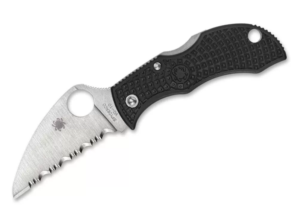 Cheap Spyderco Manbug Wharncliffe Black Spyderedge