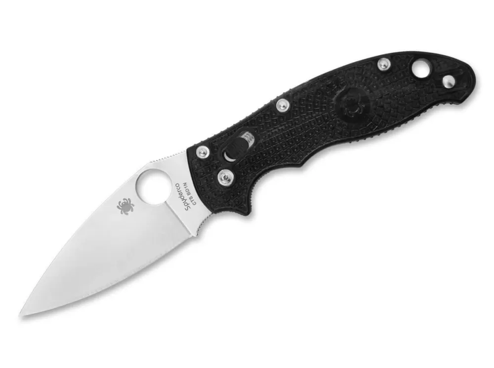 Shop Spyderco Manix 2 Black Frcp Plain Edge