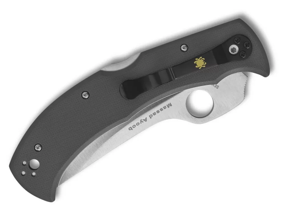 New Spyderco Massad Ayoob Sprint Run Plainedge