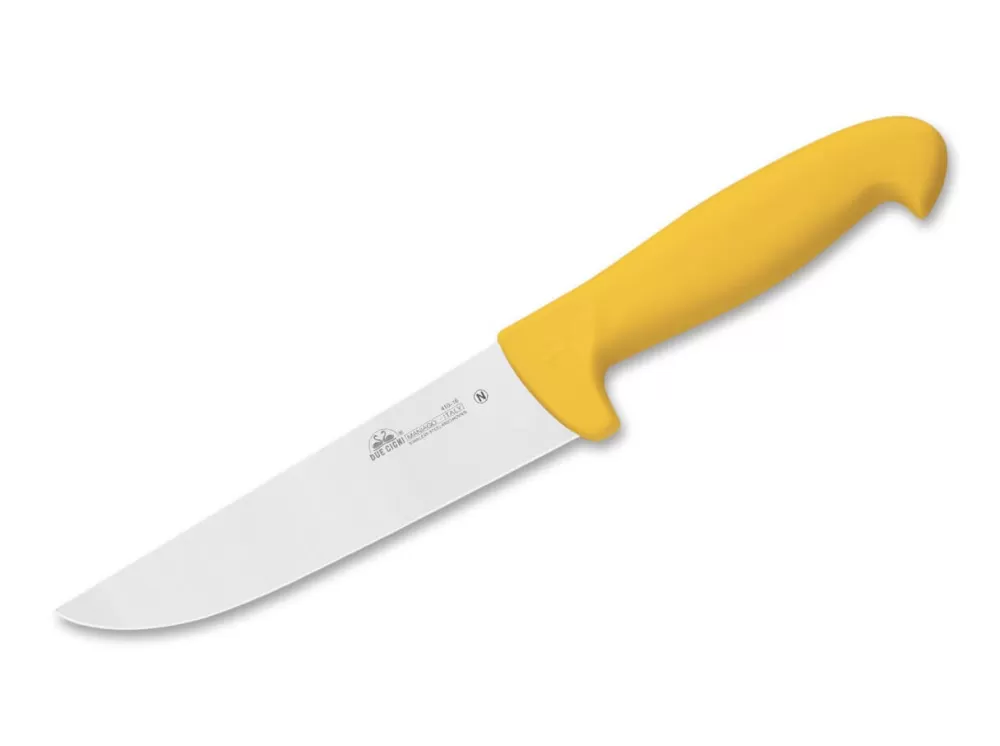 Due Cigni Meat Knife 410 16 Yellow> Butcher'S Knives