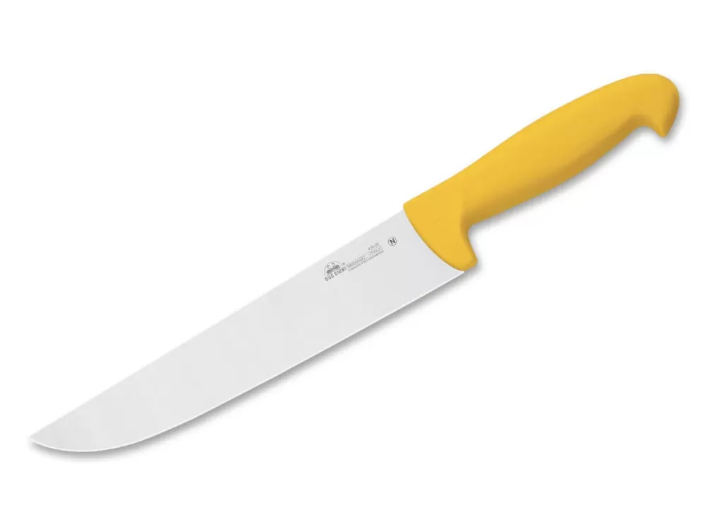 Due Cigni Meat Knife 410 22 Yellow> Butcher'S Knives