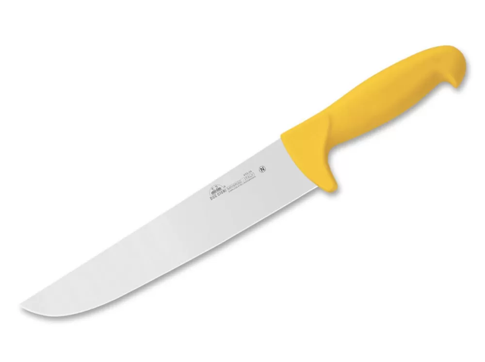 Due Cigni Meat Knife 410 24 Yellow> Butcher'S Knives