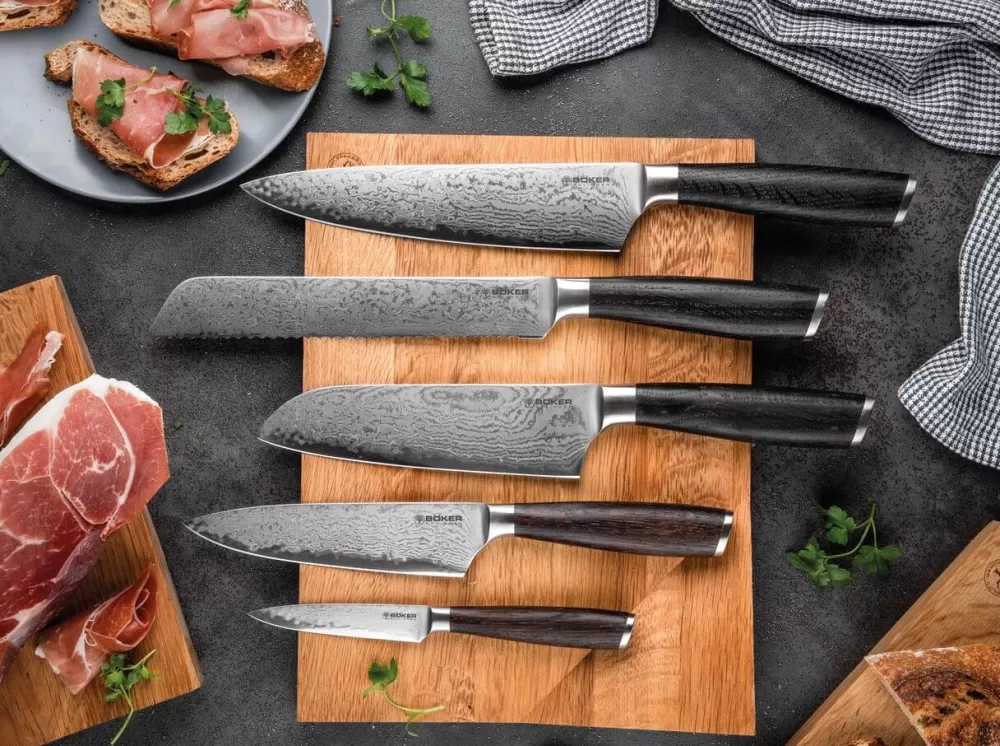 Böker Manufaktur Solingen Meisterklinge Damast Bread Knife> Bread Knives