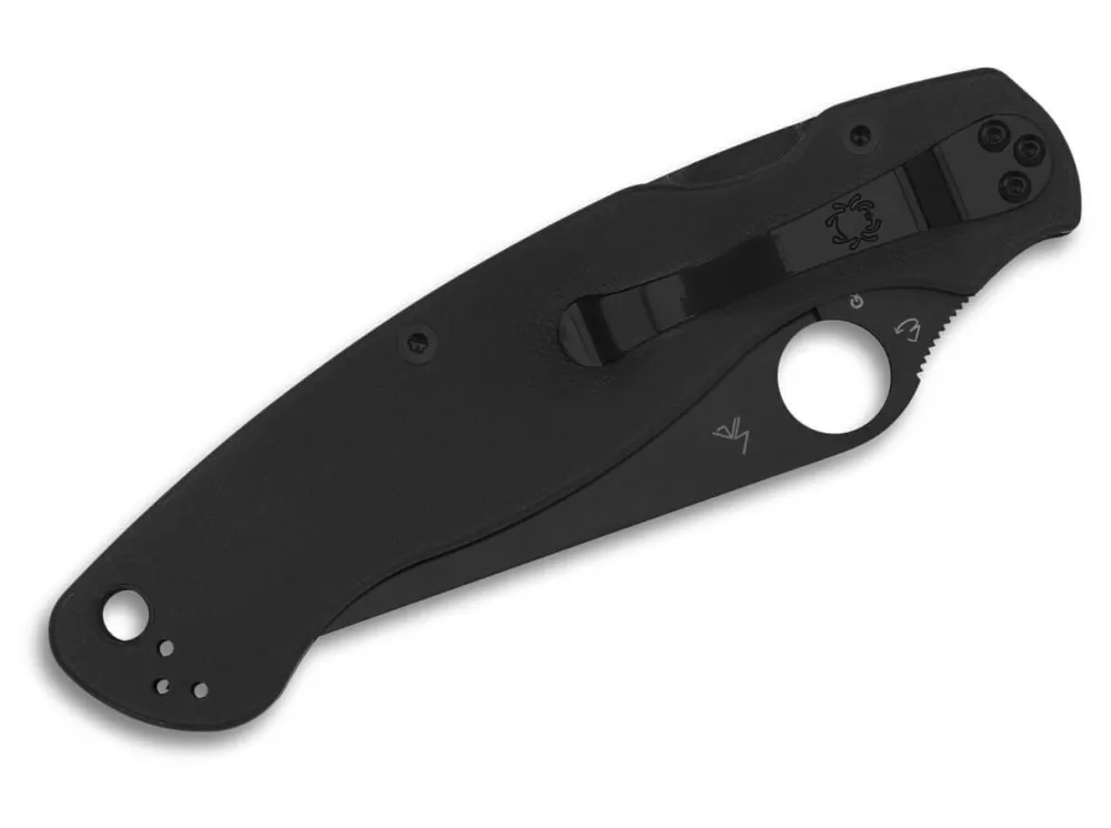 Sale Spyderco Military 2 G10 Black Blade Plainedge