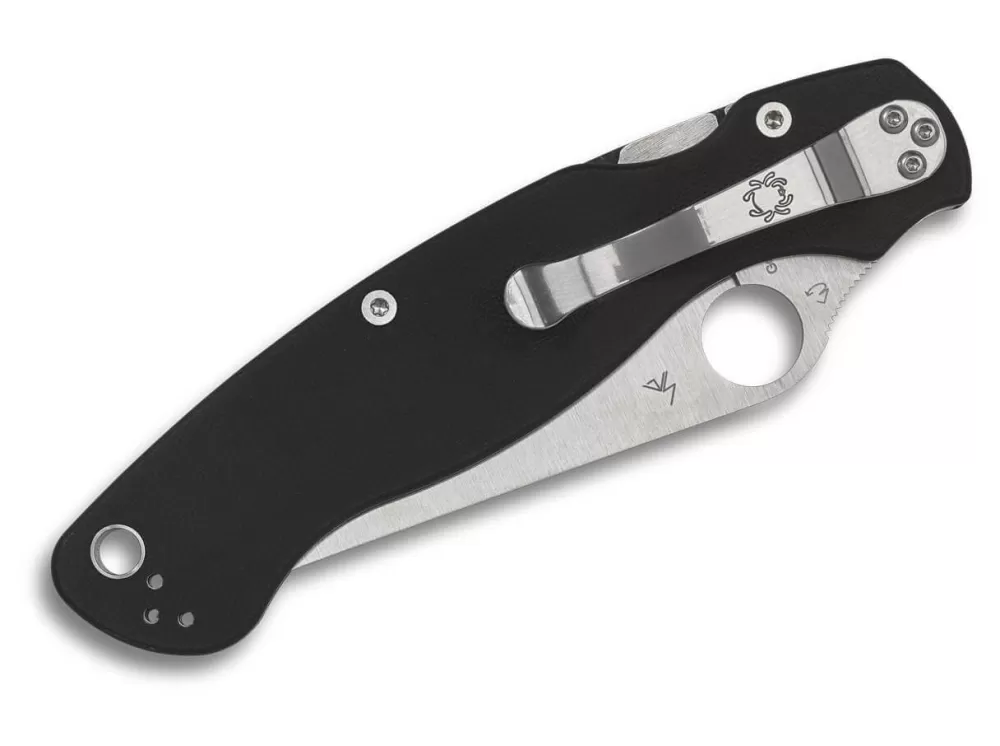 Clearance Spyderco Military 2 G10 Black Spyderedge