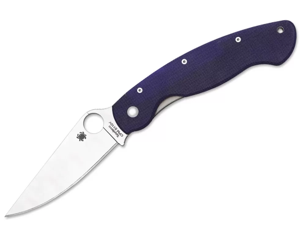 Best Spyderco Military G10 Dark Blue