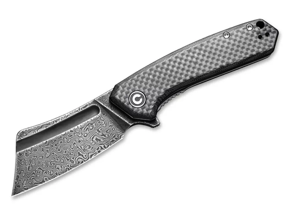 Hot CIVIVI Mini Bullmastiff Damascus Carbon