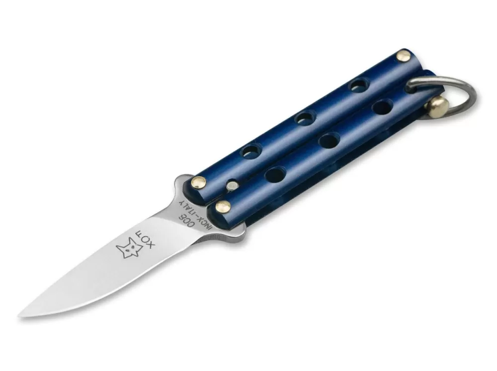 Clearance Fox Knives Mini Butterfly Blue